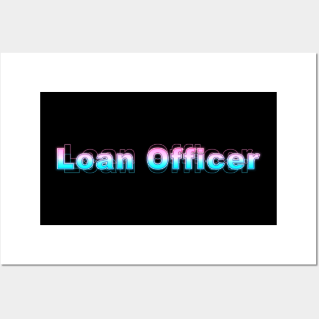 Loan Officer Wall Art by Sanzida Design